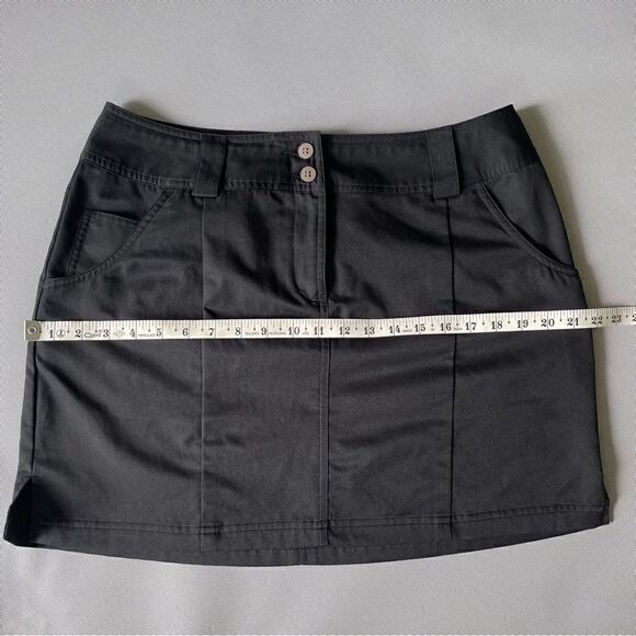 Adidas Clima Cool Black Athletic Skirt With Pockets Women’s Size 10 - Picture 5 of 8